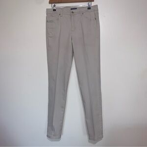 Bandolino "Caroline Slim" pants in a light khaki or taupe color, size 8
